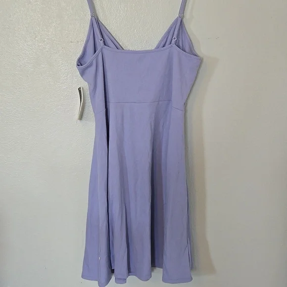 Wild Fable | NWT Blue Ribbed Jersey Skater Dress Size XL - Picture 4 of 10